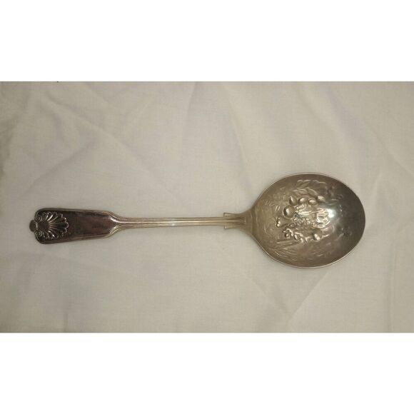 Vintage Sheffield England ,  William Adams serving spoon silver plated - Picture 3 of 6
